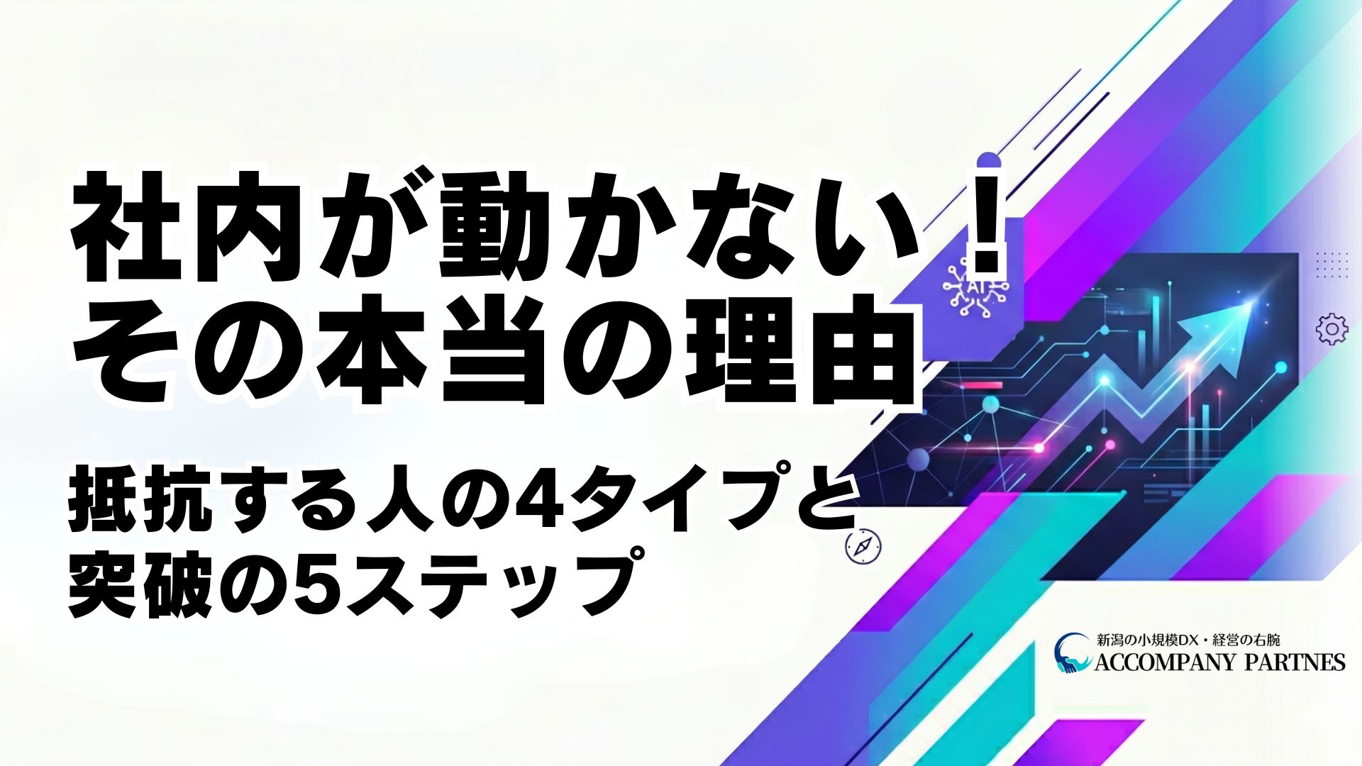 中小企業のDX・IT化で社内抵抗が起きる原因と4タイプ別対処法・突破の5ステップを解説